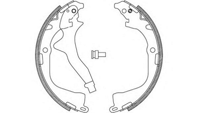 OPEN PARTS bsa224200 -  Комплект тормозных колодок